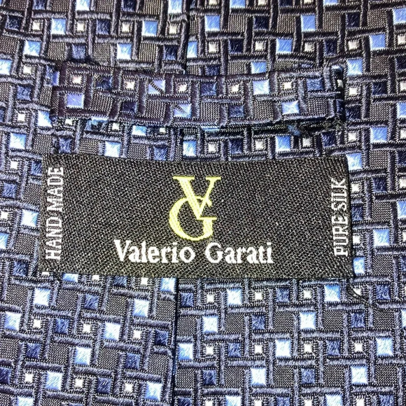 Valerio Garati Pure Silk Neck Tie Length 58” Width 4” - Picture 2 of 3